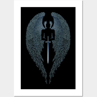 Angel sword Posters and Art